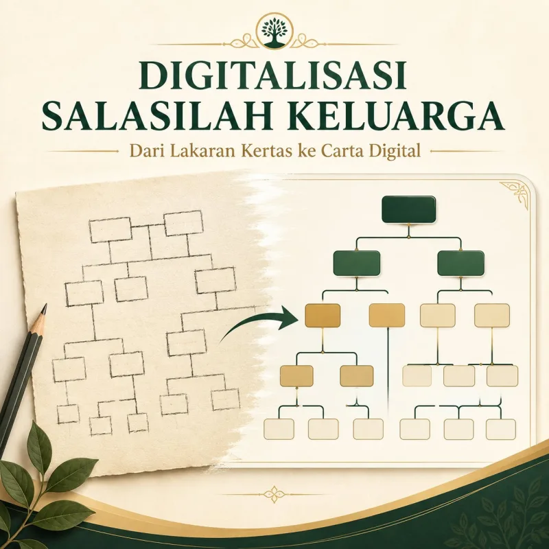 Digitalisasi Salasilah Keluarga — Lakaran ke Minisite